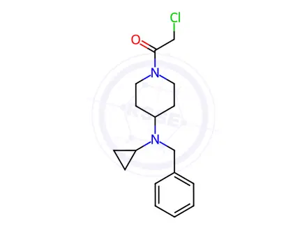 Chemical structure of 1-(4-(Benzyl(cyclopropyl)amino)piperidin-1-yl)-2-chloroethanone