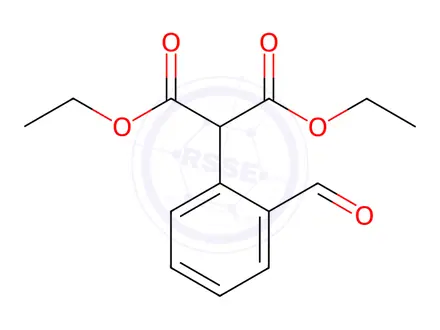 Chemical structure of Diethyl 2-(2-formylphenyl)malonate