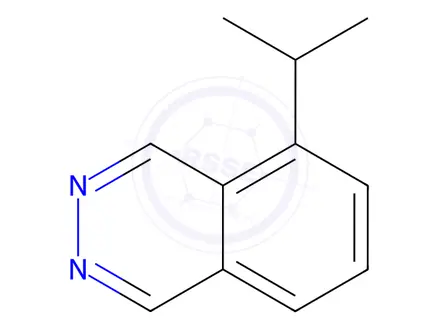 Chemical structure of Phthalazine, 5-(1-methylethyl)-(9CI)