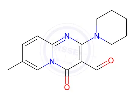 Chemical structure of 7-METHYL-4-OXO-2-PIPERIDIN-1-YL-4H-PYRIDO[1,2-A]PYRIMIDINE-3-CARBALDEHYDE