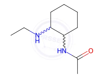 Chemical structure of N-(2-(ethylamino)cyclohexyl)acetamide