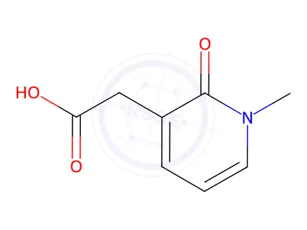 Chemical structure of 2-(1-Methyl-2-oxo-1,2-dihydropyridin-3-yl)acetic acid