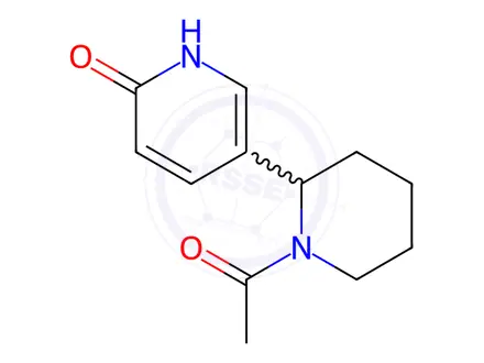 Chemical structure of 5-(1-Acetylpiperidin-2-yl)pyridin-2(1H)-one