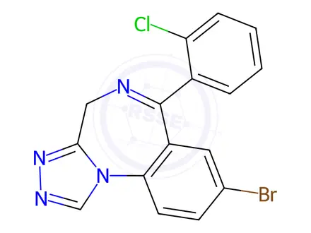 Chemical structure of Desmethyl Phenazolam