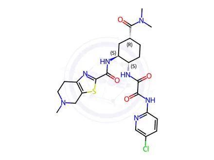 Chemical structure of Edoxaban EP Impurity H