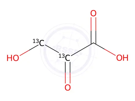Chemical structure of 3-Hydroxypyruvic Acid-13C2