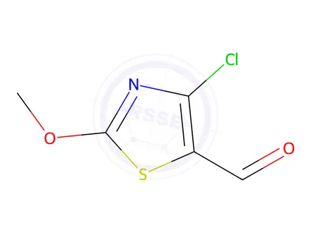 Chemical structure of 4-Chloro-2-methoxythiazole-5-carbaldehyde