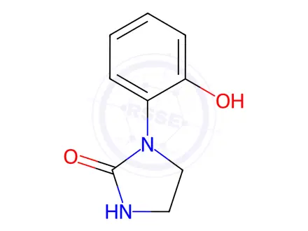Chemical structure of 2-Imidazolidinone, 1-(2-hydroxyphenyl)-