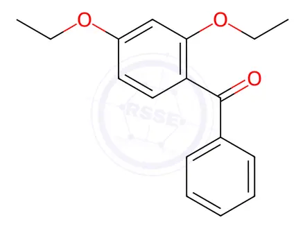 Chemical structure of 2 4-DIETHOXYBENZOPHENONE 97