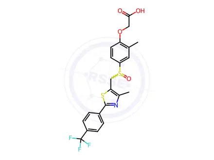 Chemical structure of GW 501516 Impurity 2(GW 501516 Sulfoxide)