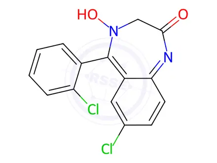 Chemical structure of Lorazepam Impurity 3 (Lorazepam EP Impurity C)