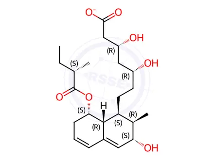 Chemical structure of Pravastatin USP Related Compound A(Sodium Salt)