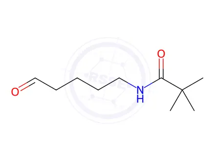 Chemical structure of Propanamide, 2,2-dimethyl-N-(5-oxopentyl)-