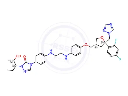 Chemical structure of Posaconazole Impurity 40