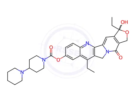 Chemical structure of Irinotecan Furan ring impurity