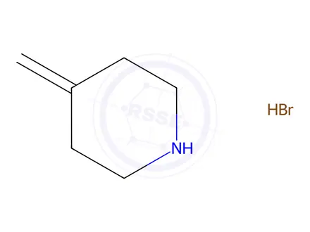 Chemical structure of 4-Methylenepiperidine hydrobromide