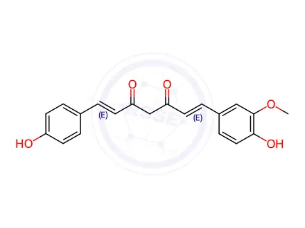 Chemical structure of Desmethoxycurcumin(mixture of isomers)