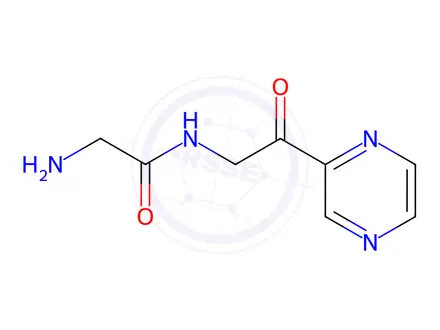Chemical structure of 2-Amino-N-(2-oxo-2-(pyrazin-2-yl)ethyl)acetamide