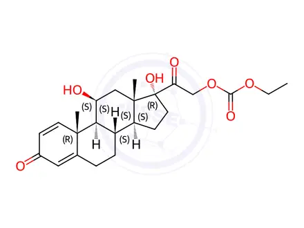 Chemical structure of Prednicarbate EP Impurity D