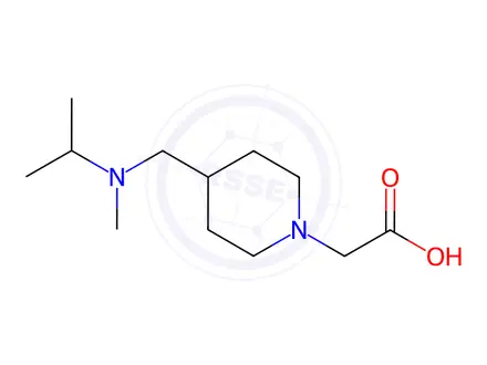 Chemical structure of 2-(4-((Isopropyl(methyl)amino)methyl)piperidin-1-yl)acetic acid