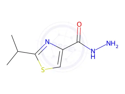 Chemical structure of 2-Isopropylthiazole-4-carbohydrazide