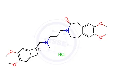 Chemical structure of Ivabradine hydrochloride