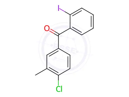 Chemical structure of (4-Chloro-3-methylphenyl)(2-iodophenyl)methanone