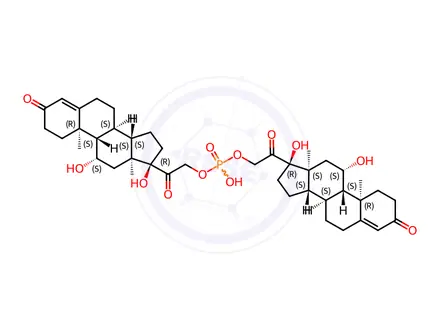 Chemical structure of Hydrocortisone Impurity 117