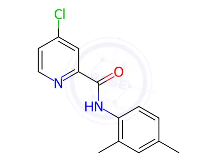 Chemical structure of 4-Chloro-N-(2,4-dimethylphenyl)picolinamide