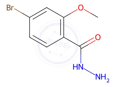 Chemical structure of 4-Bromo-2-methoxybenzohydrazide