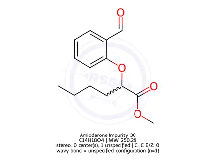 Chemical structure of Amiodarone Impurity 30