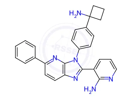 Chemical structure of ARQ-092