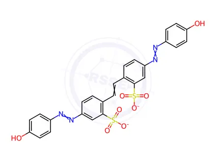 Chemical structure of Brilliant yellow