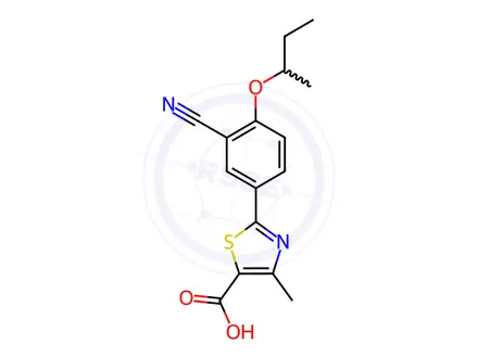 Chemical structure of Febuxostat Impurity 10