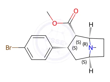 Chemical structure of 3β-(4-Iodophenyl)tropane-2β-carboxylic acid Methyl ester