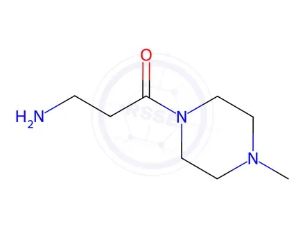 Chemical structure of 3-Amino-1-(4-methylpiperazin-1-yl)propan-1-one dihydrochloride
