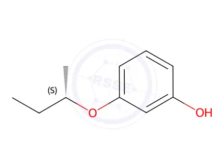 Chemical structure of (S)-3-sec-Butoxyphenol