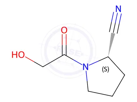 Chemical structure of Vildagliptin Impurity 25