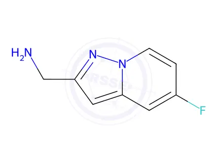 Chemical structure of (5-Fluoropyrazolo[1,5-a]pyridin-2-yl)methanamine
