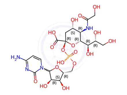 Chemical structure of CMP-NeuGc