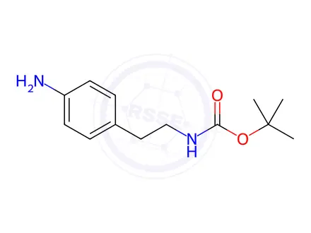 Chemical structure of [2-(4-Amino-Phenyl)-Ethyl]-Carbamic Acid Tert-Butyl Ester