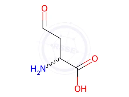 Chemical structure of Butanoic acid,2-aMino-4-oxo-