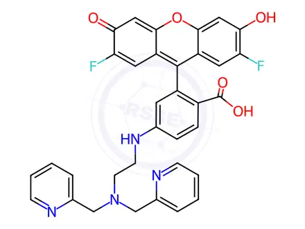 Chemical structure of ZnAF-2F