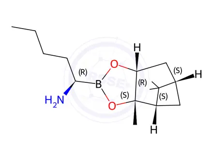 Chemical structure of Ixazomib Citrate Impurity 102