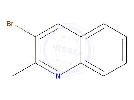 Chemical structure of 3-broMo-2-Methylquinoline