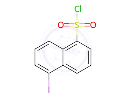 Chemical structure of 5-Iodonaphthalene-1-sulfonylchloride