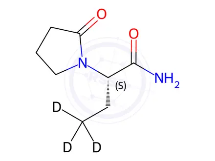 Chemical structure of Levetiracetam-d3