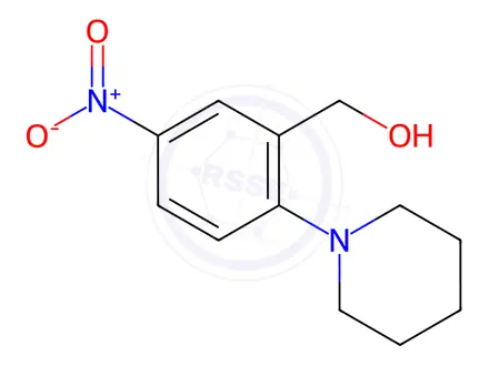 Chemical structure of (5-NITRO-2-PIPERIDINOPHENYL)METHANOL