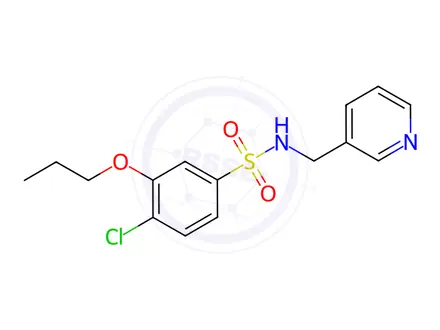 Chemical structure of 4-Chloro-3-propoxy-N-(pyridin-3-ylmethyl)benzenesulfonamide