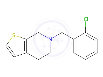 Chemical structure of Ticlopidine Impurity 6(Ticlopidine EP Impurity F)